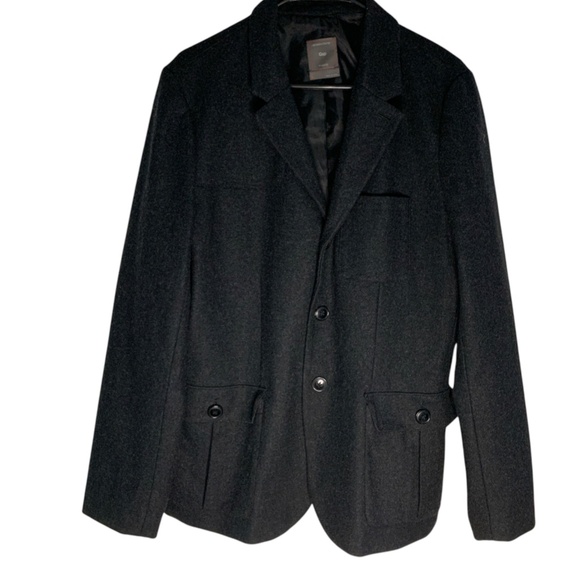 Vintage Gap Best Basic Blazer Mens Large 79% Wool Blend Sport Coat Jacket - Picture 1 of 4